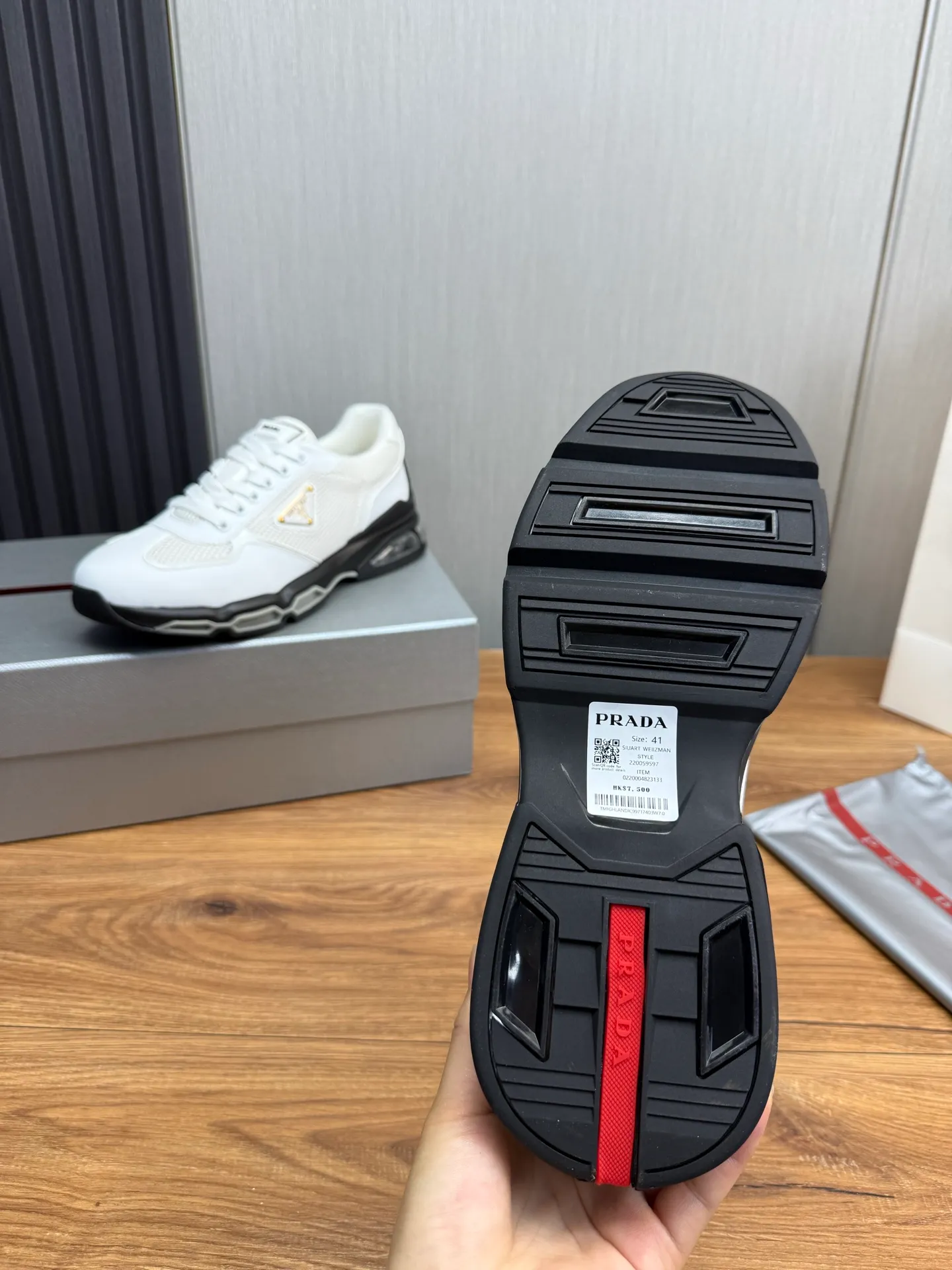 Men's shoes 💰660💰 [PRADA] Men's shoes are popular in the counter, high-quality shipments ✔️Official website synchronization, original imported cowhide with comfortable mesh + cowhide lining, 1⃣️:1⃣️reproduction, original factory air-cushioned original sole, 38-45
